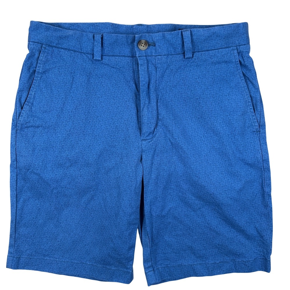 Vineyard Vines Breaker Short Mens 31 Blue Starfish Print Preppy Coastal Nautical